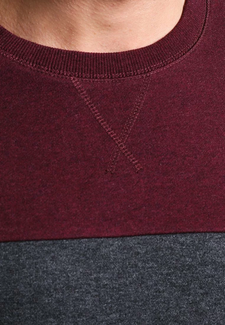 Pier One Sweatshirt - Mottled Bordeaux - Bilde 4