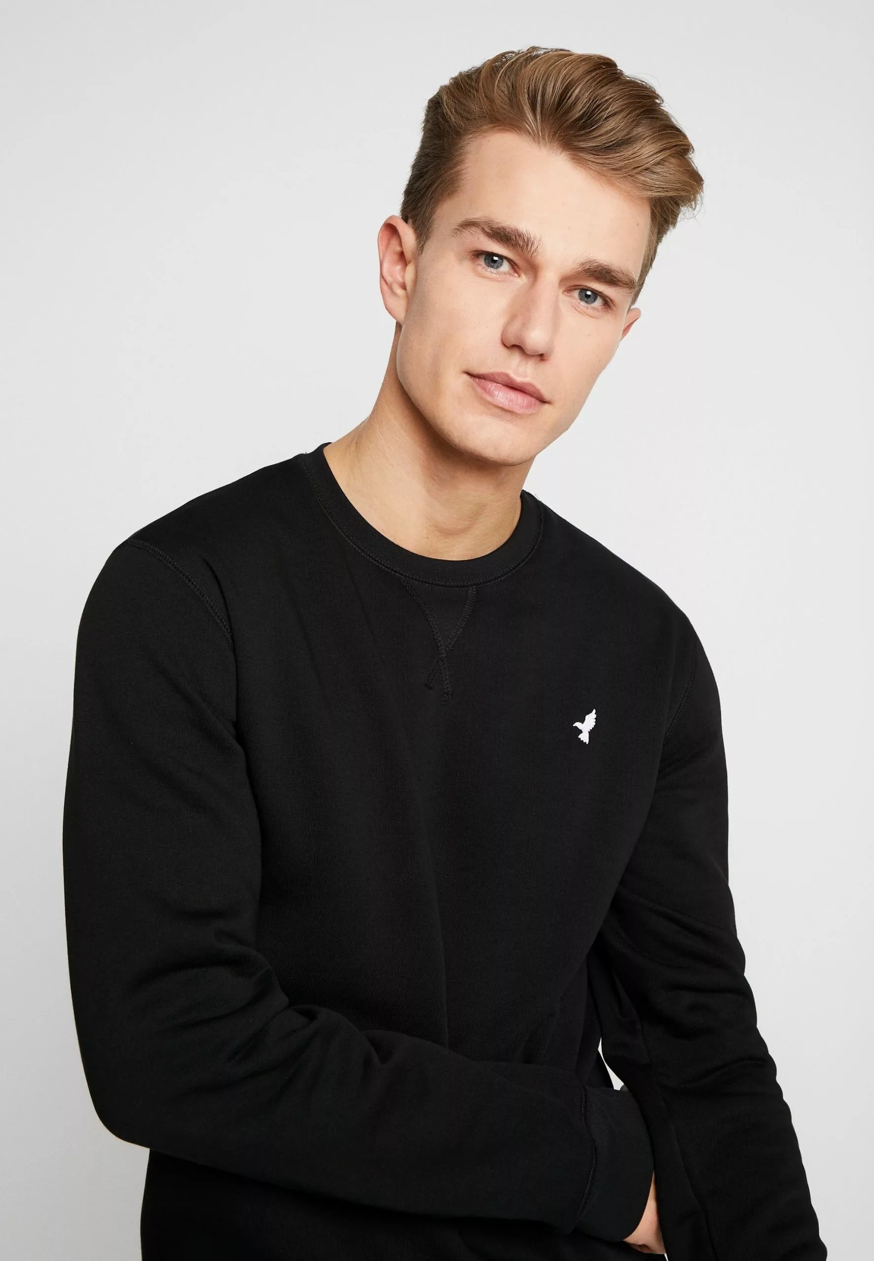 Pier One Sweatshirt - Black - Bilde 4