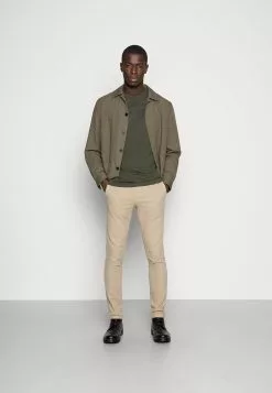 Pier One 5 Pack - T-Shirts - Dark Blue/Grey/Khaki