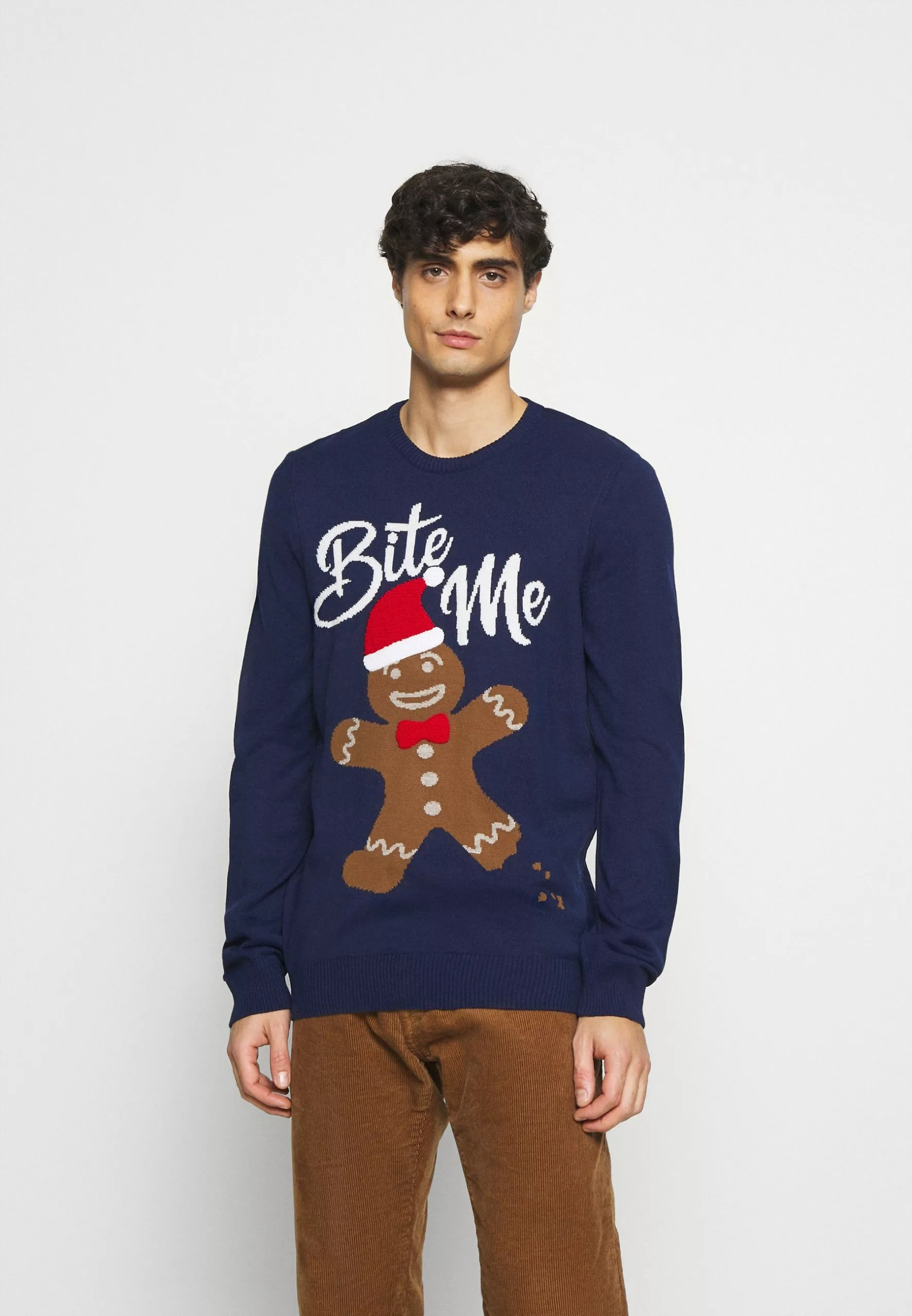 Pier One Strikkegenser - Dark Blue - Bilde 5