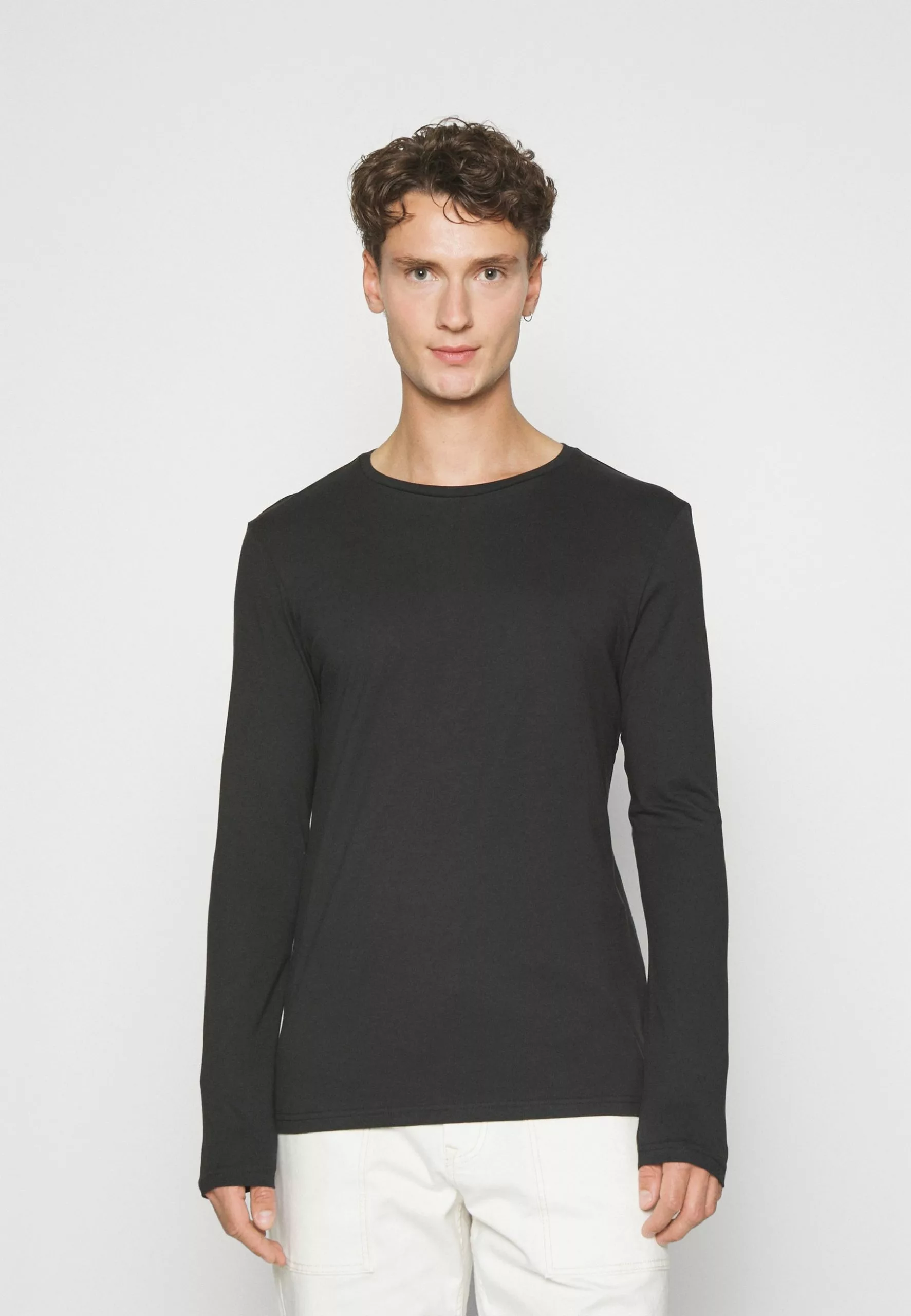 Pier One 2 Pack - Topper Langermet - Black/Khaki - Bilde 2