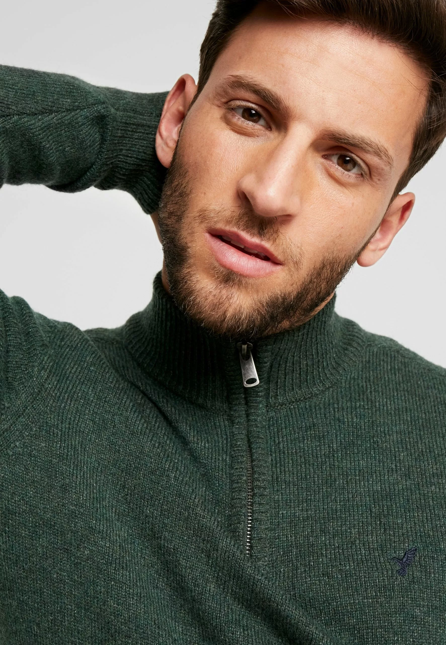 Pier One Strikkegenser - Mottled Dark Green - Bilde 4