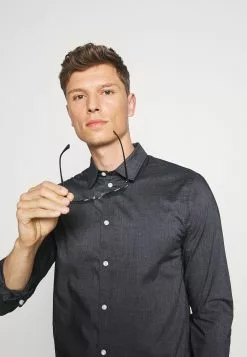 Pier One Skjorte -Blue Grey