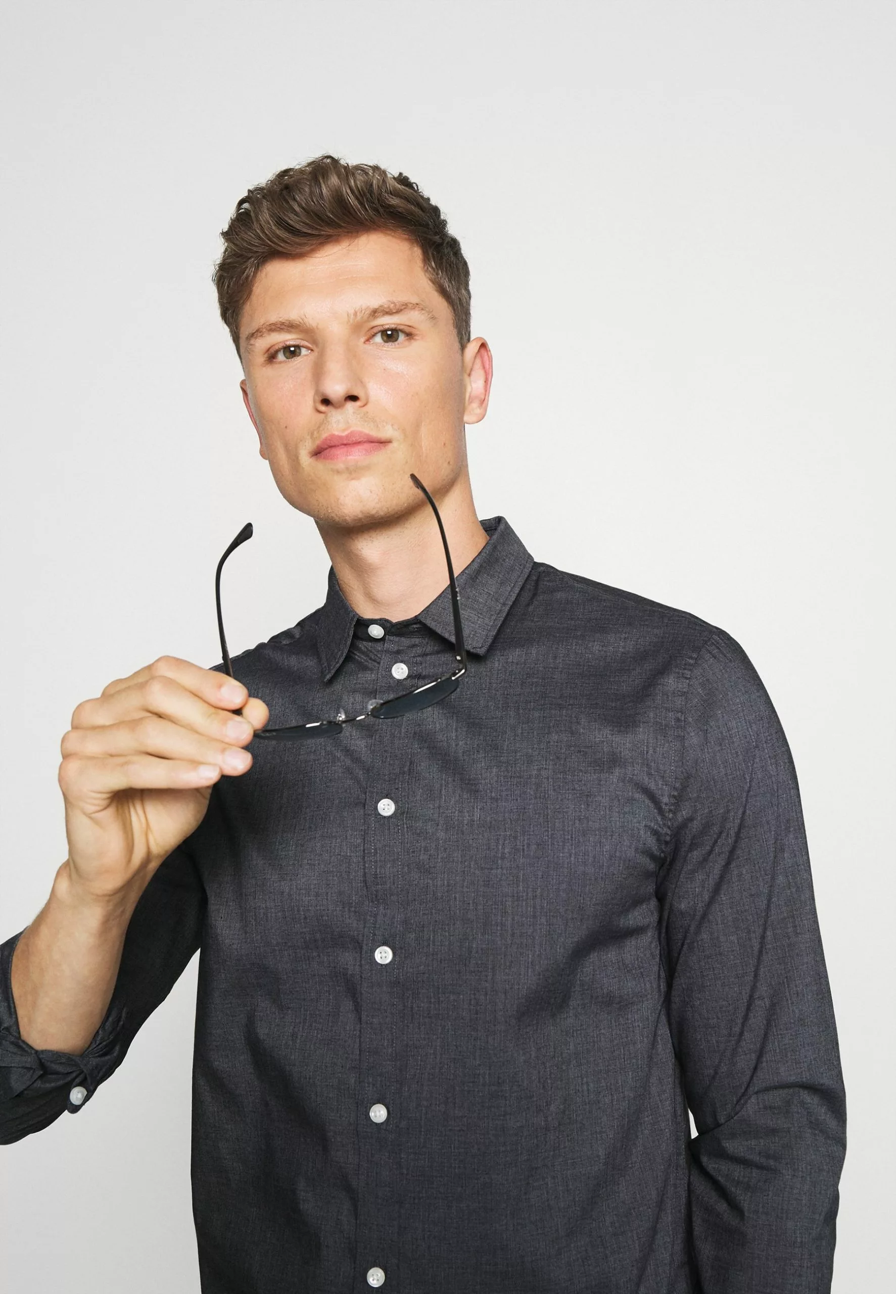 Pier One Skjorte -Blue Grey