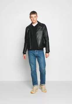 Pier One 2Pack - Strikkegenser - Black/Bordeaux