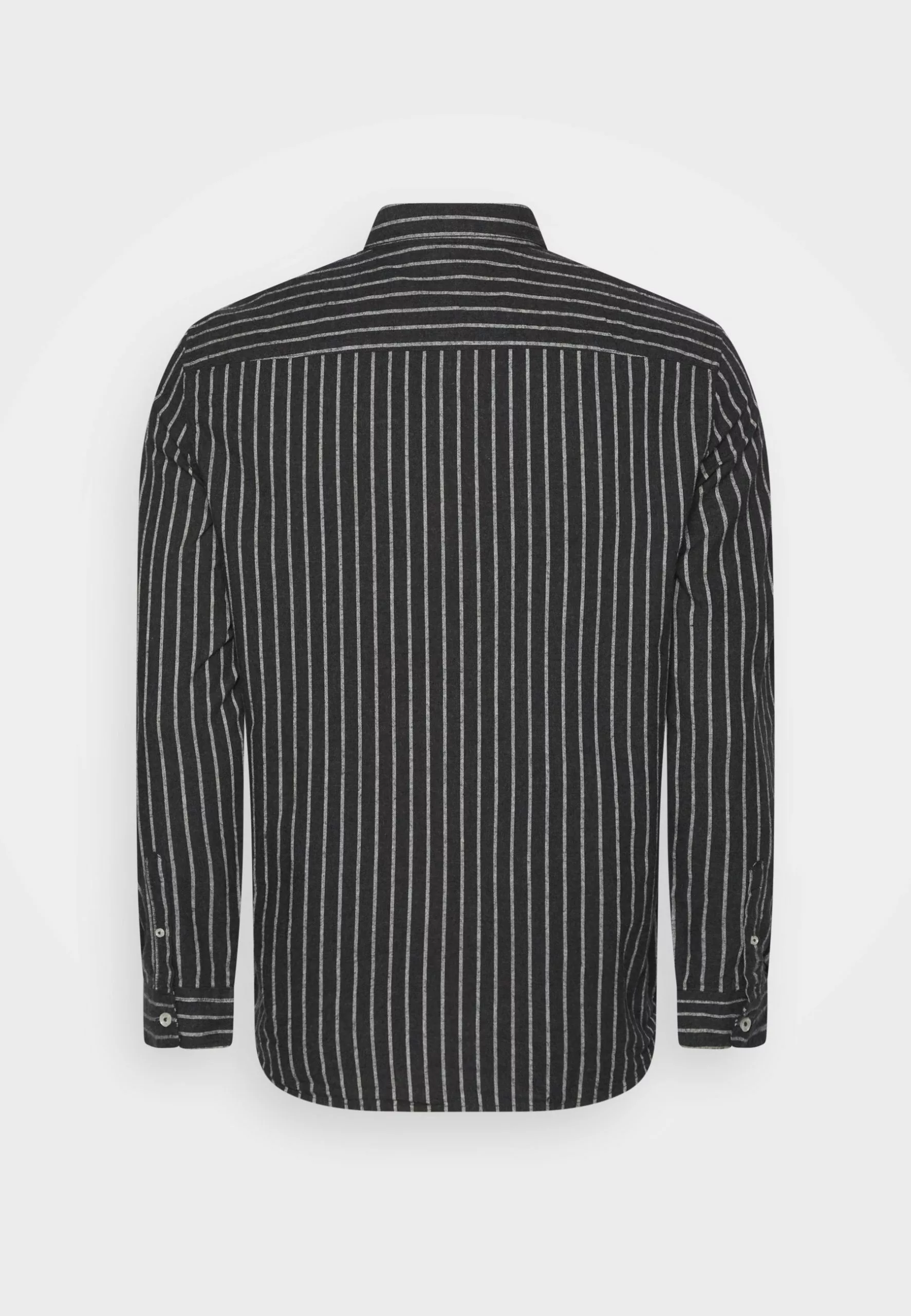 Pier One Flannel Stripes- Skjorte - Dark Grey - Bilde 2