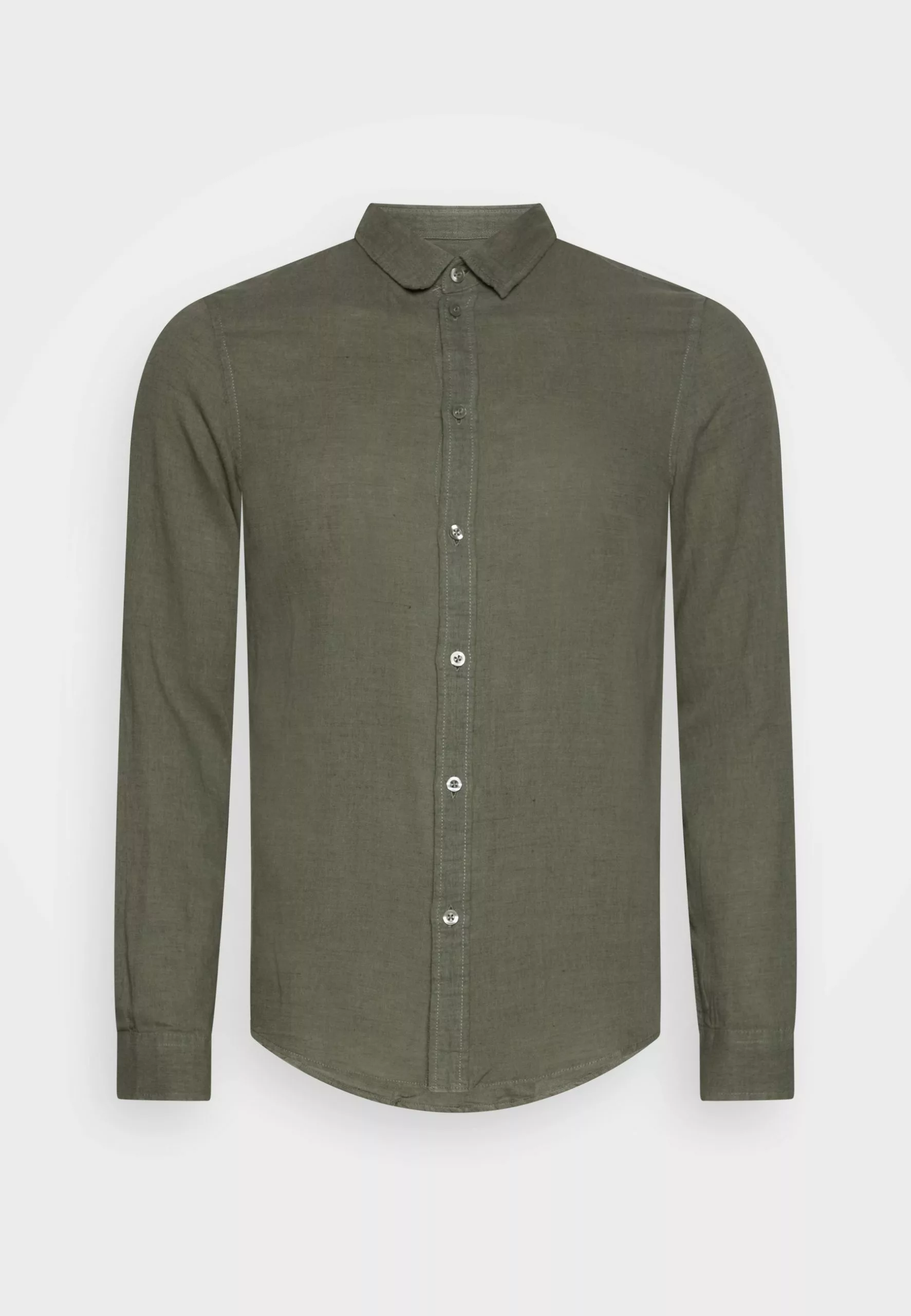 Pier One Linen Mix 2 Pack - Skjorte - Black/Olive - Bilde 4