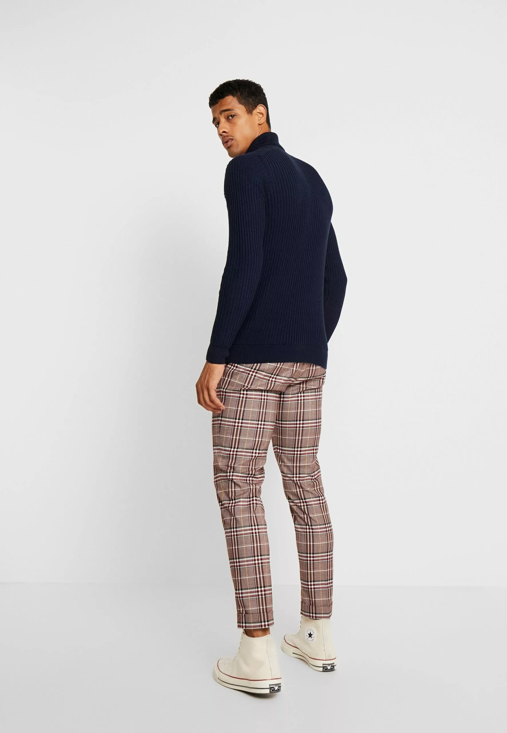 Pier One Strikkegenser - Mottled Dark Blue - Bilde 3