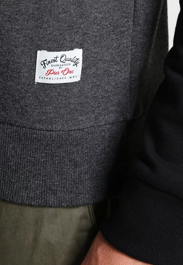 Pier One Sweatshirt - Mottled Dark Grey - Bilde 5