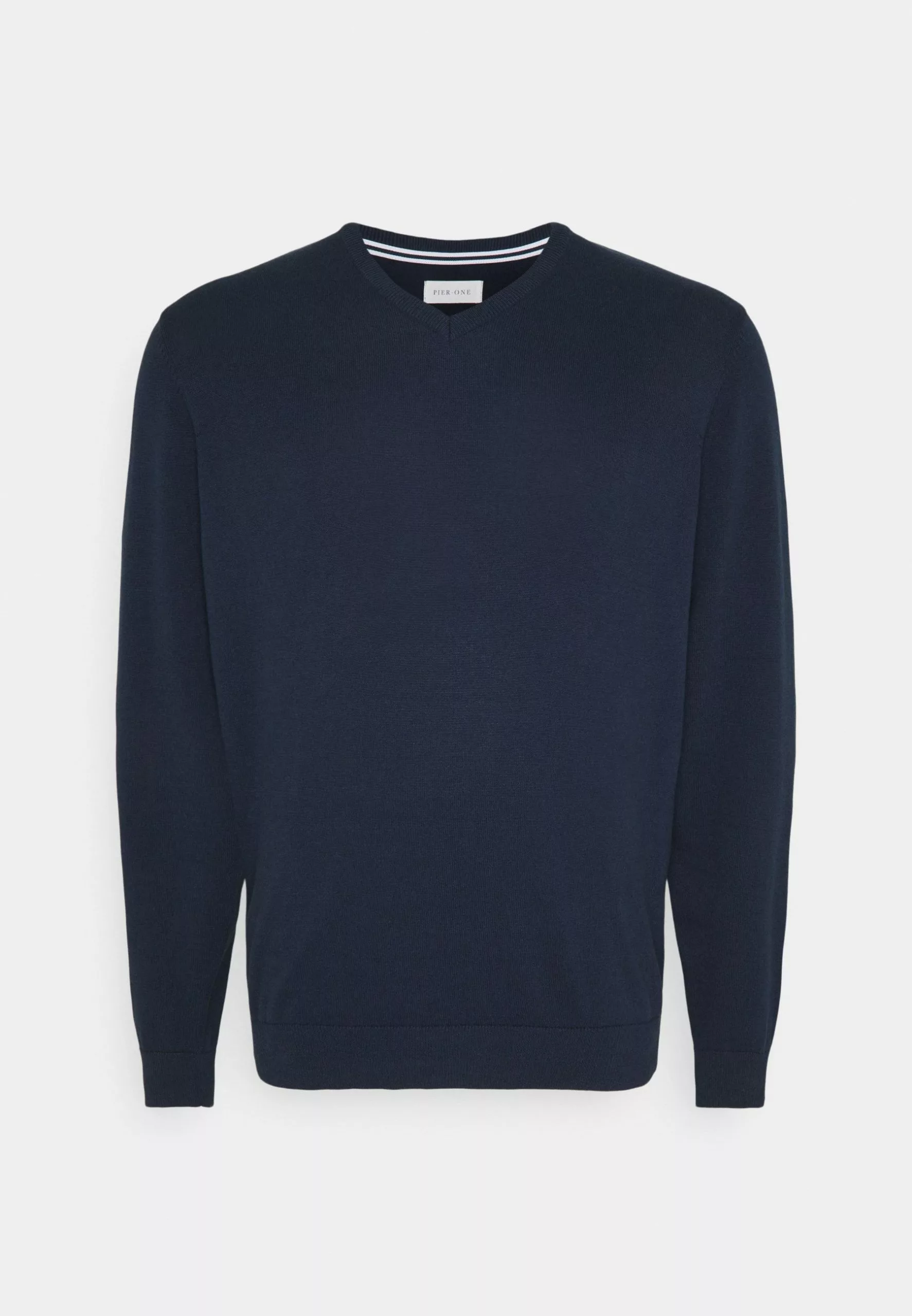 Pier One 2 Pack - Strikkegenser - Dark Blue/Mottled Dark Grey - Bilde 4