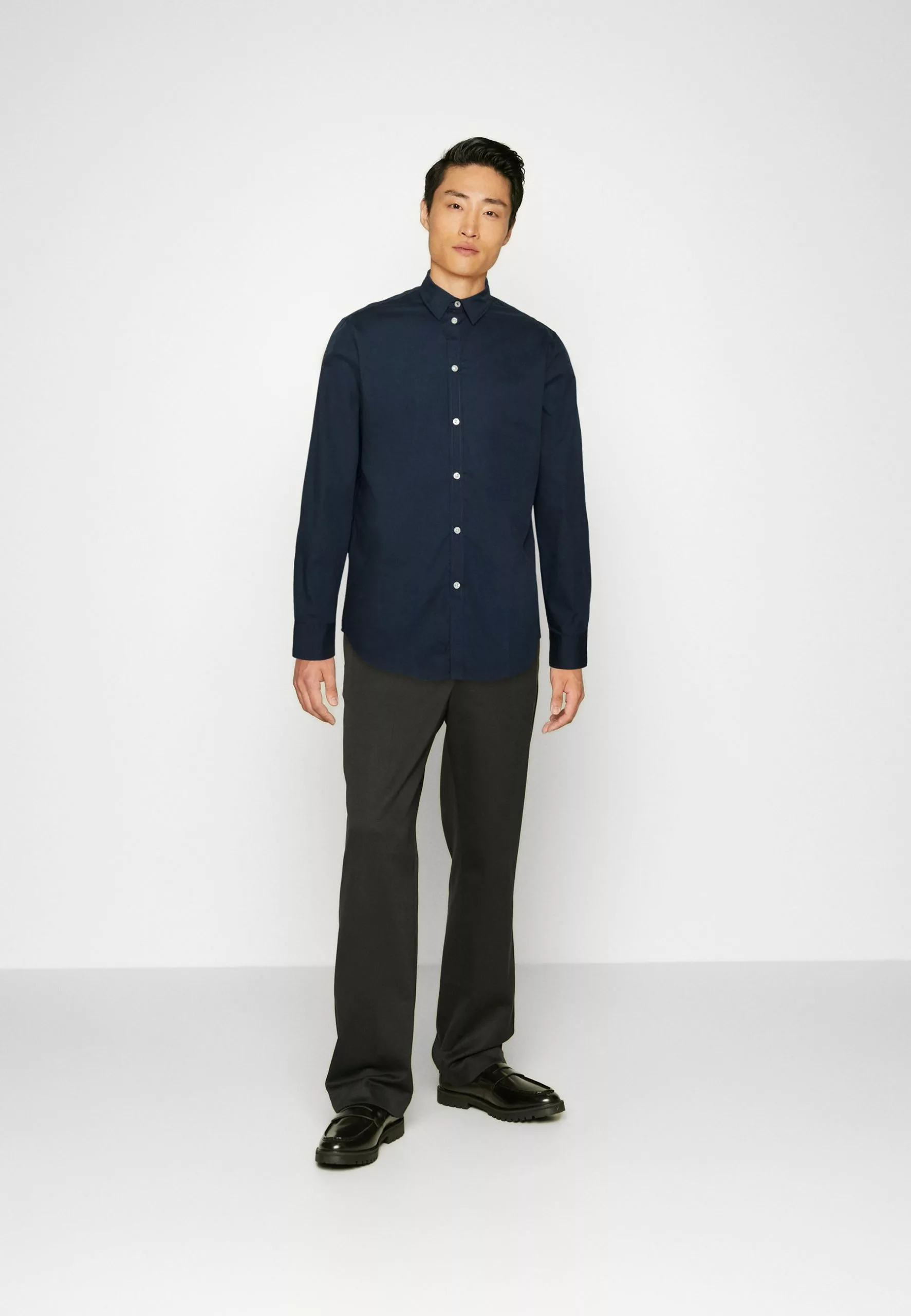 Pier One 3 Pack - Finskjorte - White/Light Blue/Dark Blue