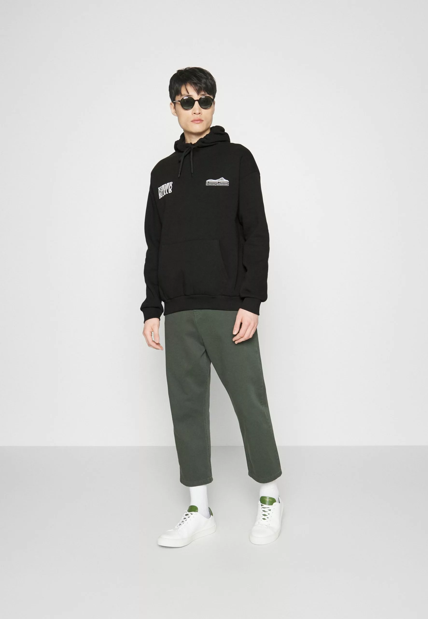 Pier One Wood Hoodie - Hoodie - Black - Bilde 2