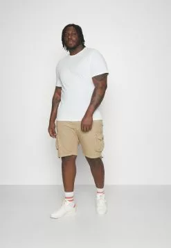 Pier One 5 Pack - T-Shirts - White/Mottled Dark Grey/Bordeaux