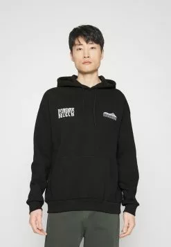 Pier One Wood Hoodie - Hoodie - Black