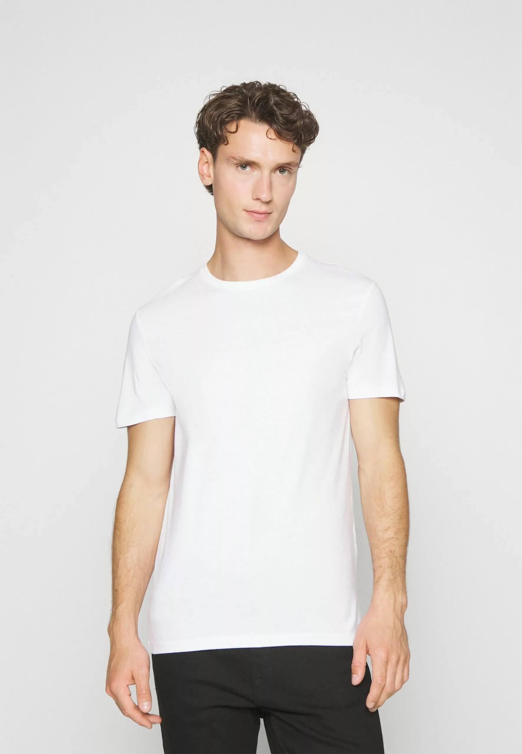 Pier One 5 Pack - T-Shirts - Dark Grey/White/Light Brown - Bilde 5