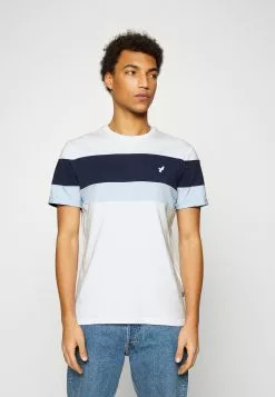 Pier One T-Shirts Med Print - White/Blue