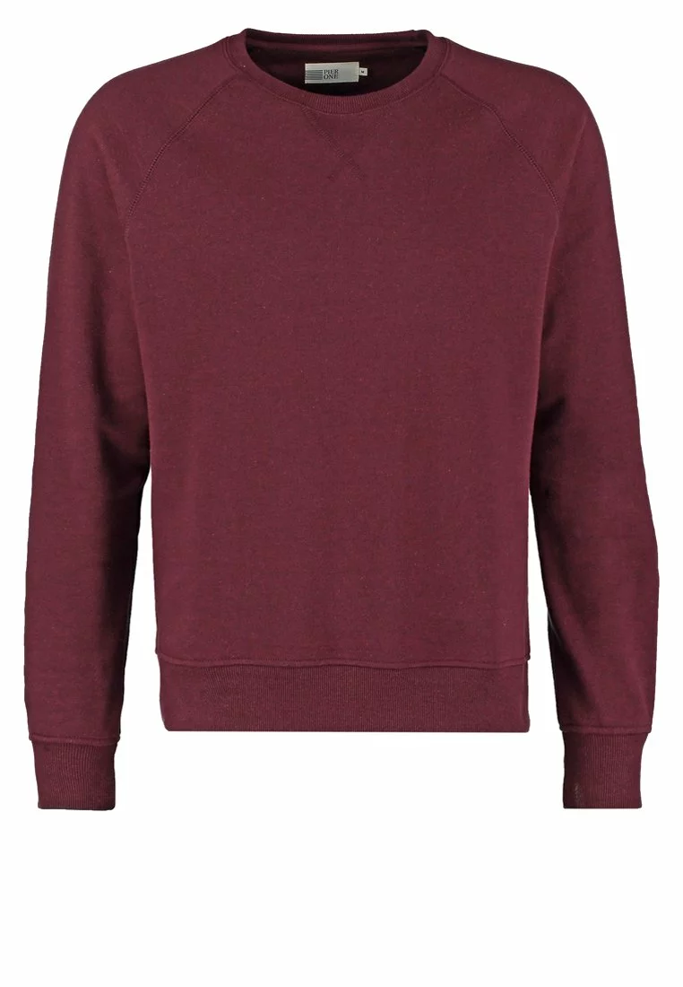 Pier One Sweatshirt - Bordeaux Melange - Bilde 6