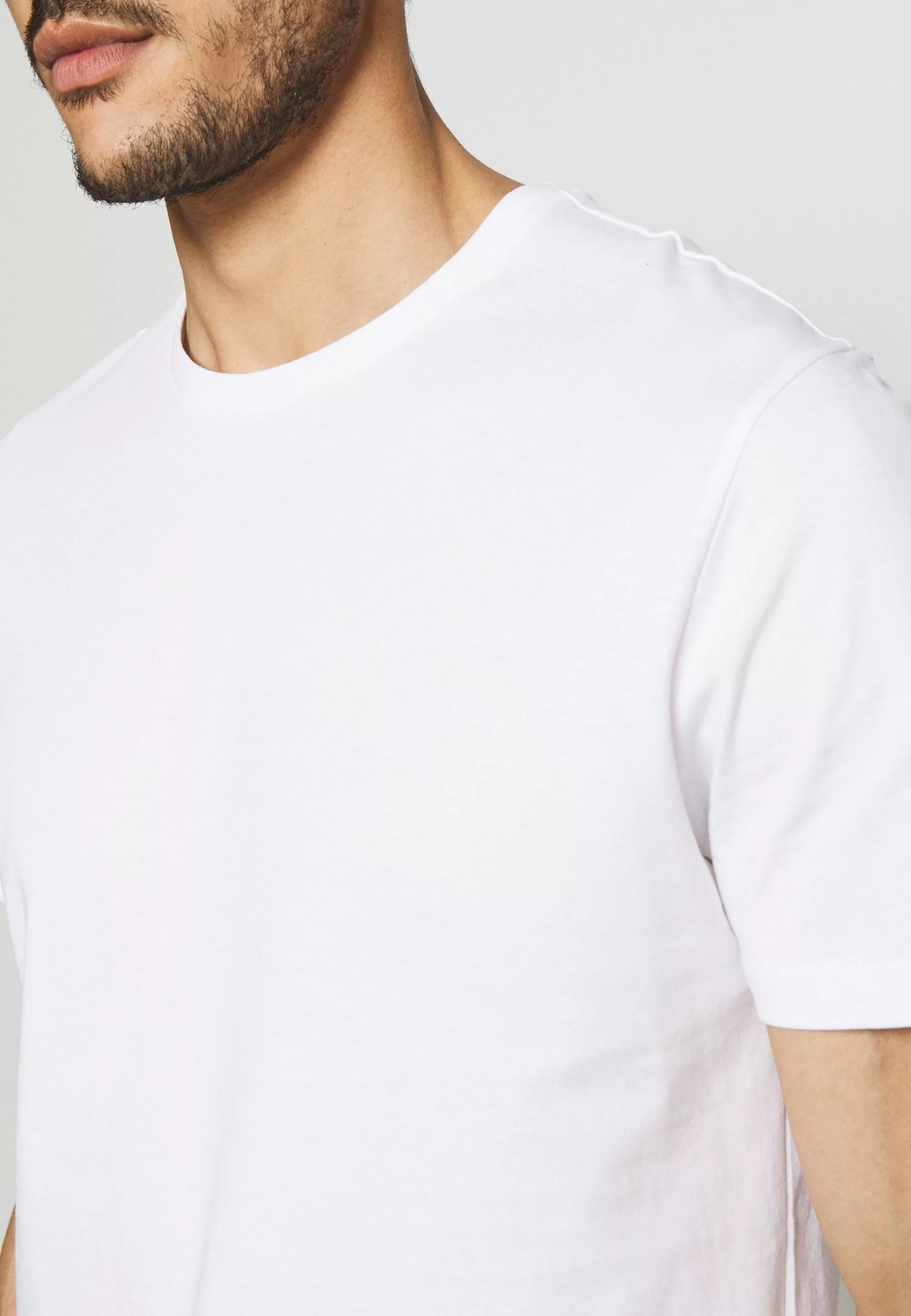 Pier One 5 Pack - T-Shirts - White/Black/Bordeaux - Bilde 10