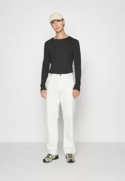 Pier One 2 Pack - Topper Langermet - Black/Khaki