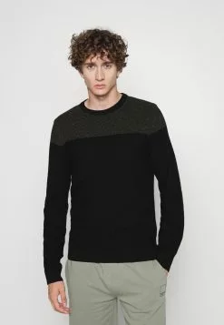 Pier One Strikkegenser - Green/Black