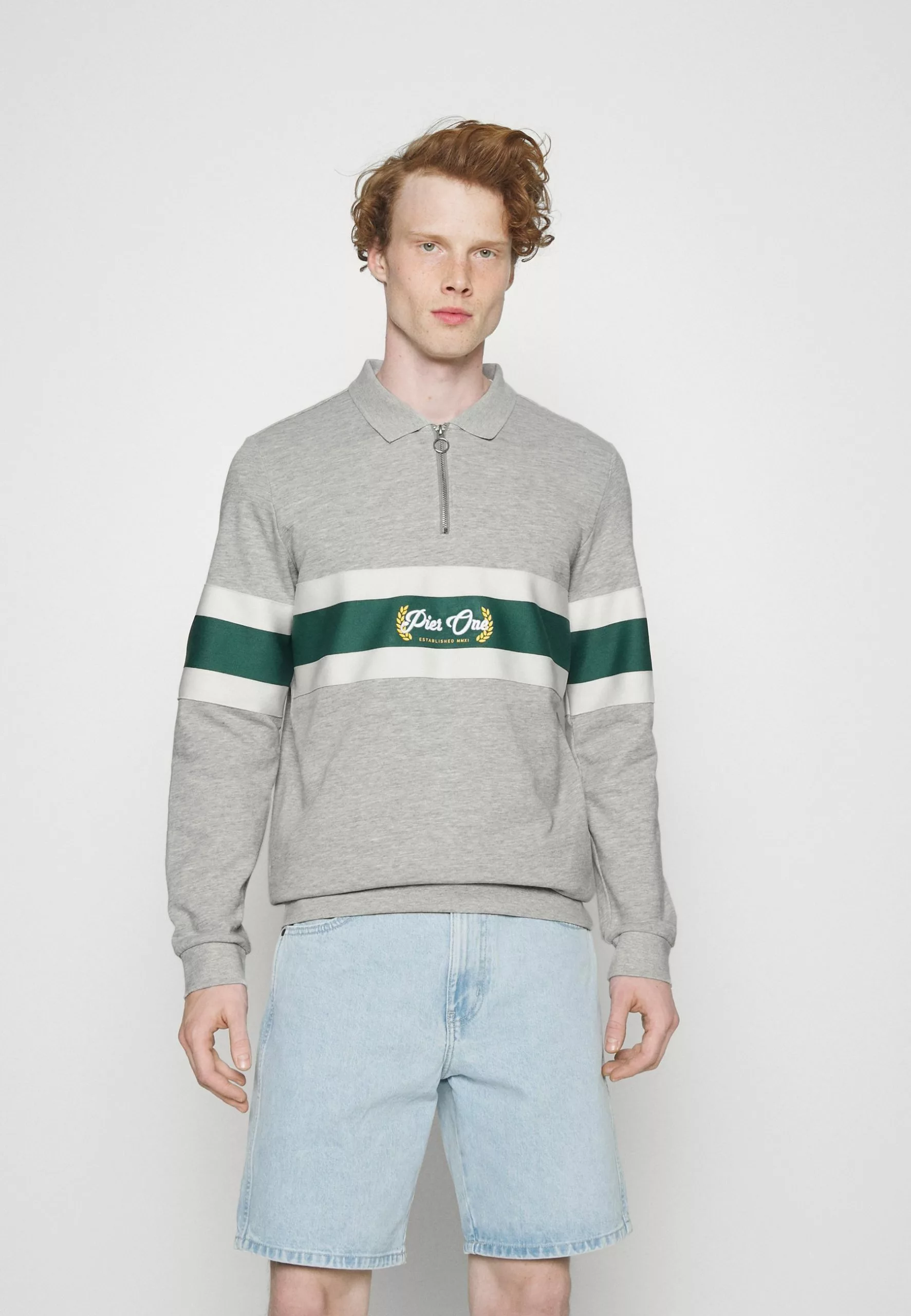 Pier One Sweatshirt -Light Grey