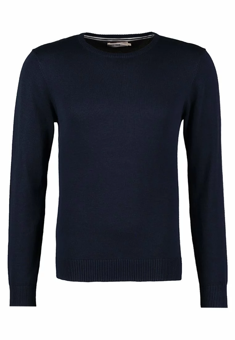 Pier One Basic Crewneck - Strikkegenser - Dark Blue - Bilde 5