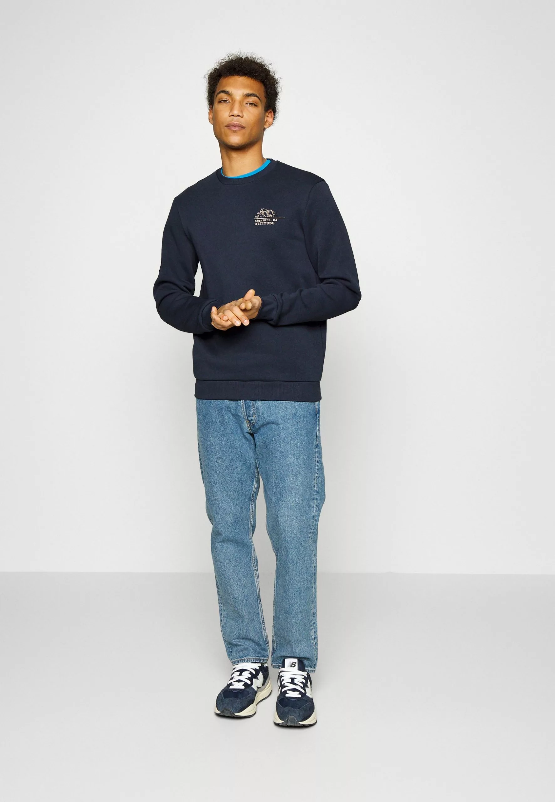 Pier One Sweatshirt - Dark Blue - Bilde 2