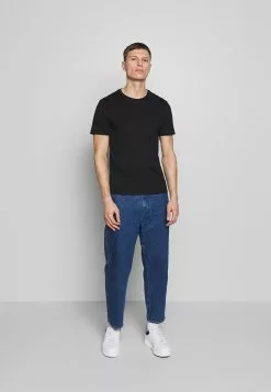 Pier One 5 Pack - T-Shirts - Black/White/Blue