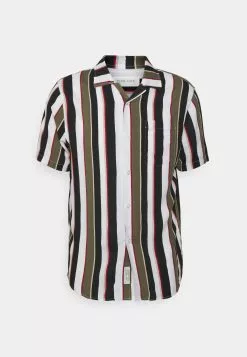 Pier One Skjorte - Khaki/Dark Blue