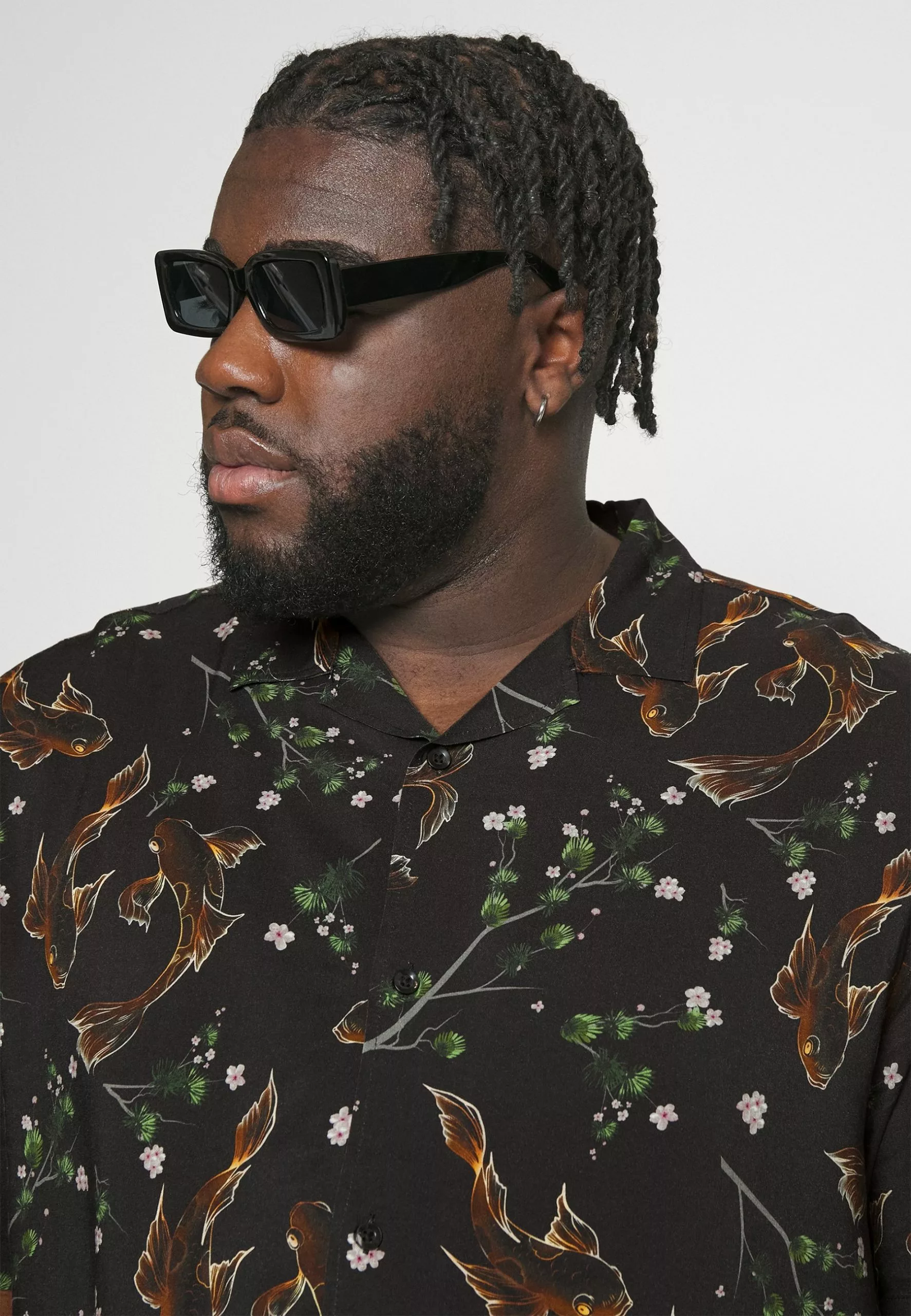 Pier One Asian Print Resort - Skjorte -Black - Bilde 4