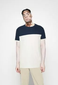 Pier One T-Shirts Med Print - Dark Blue/White