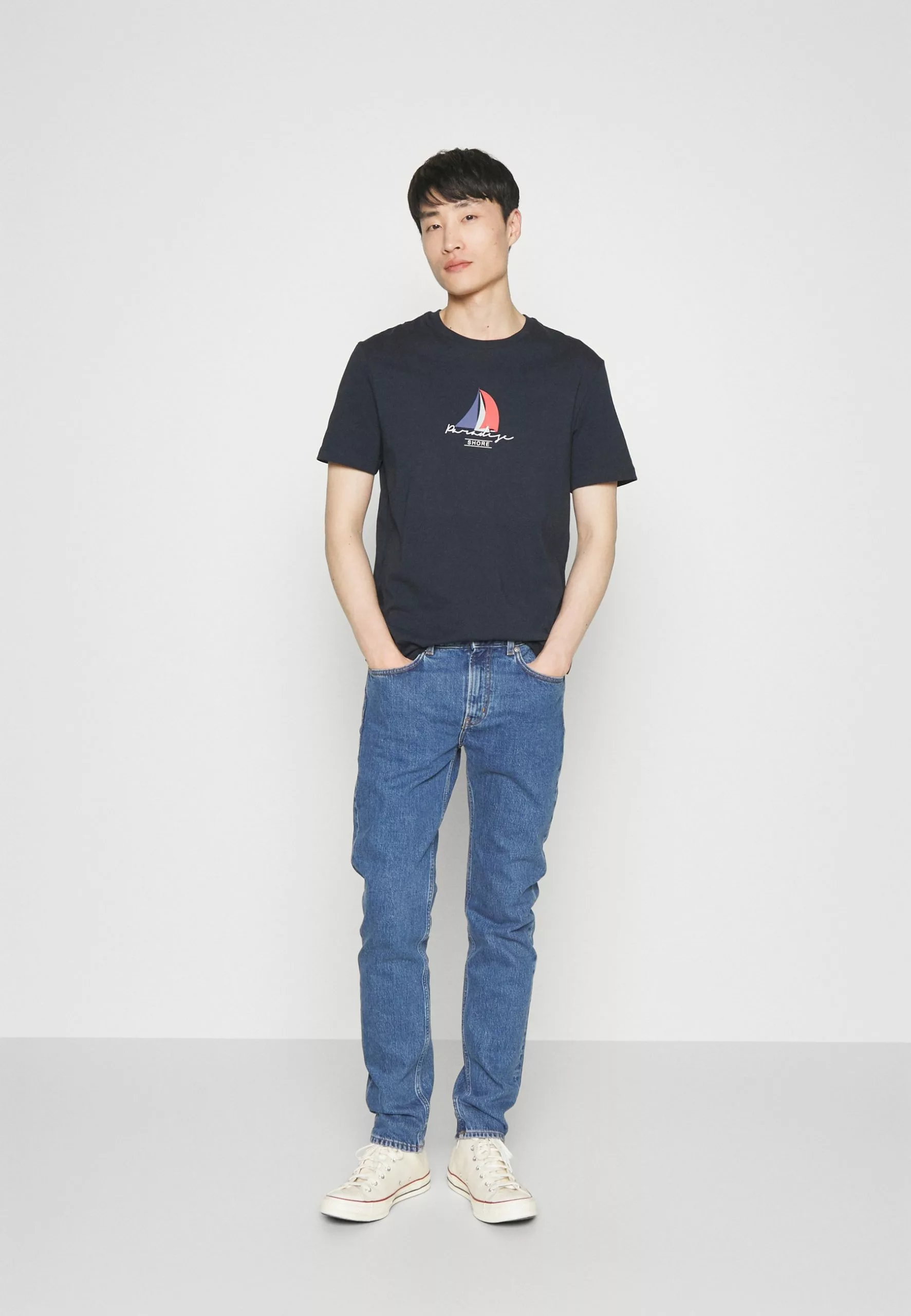 Pier One T-Shirts Med Print - Dark Blue - Bilde 2