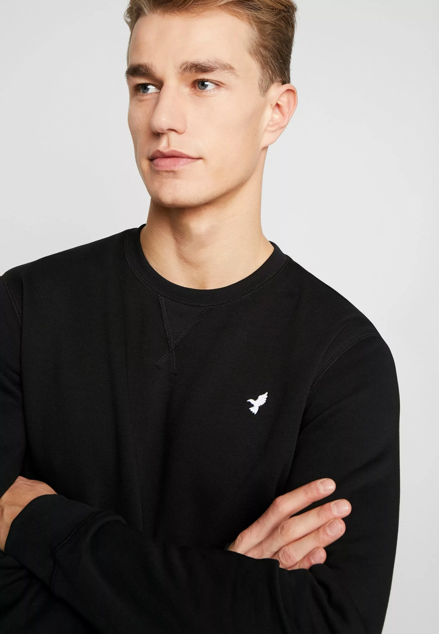 Pier One Sweatshirt - Black - Bilde 6