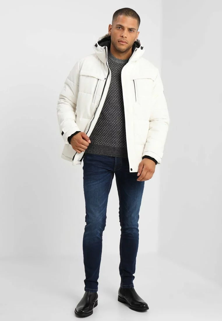 Pier One Strikkegenser - Mottled Grey - Bilde 2