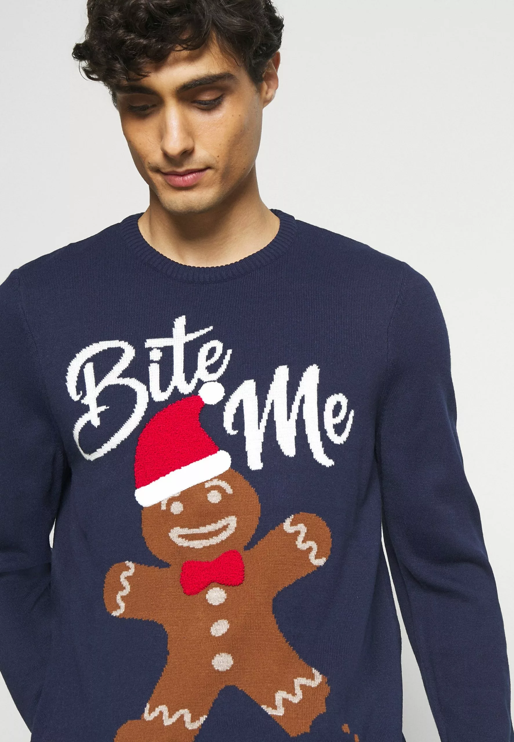 Pier One Strikkegenser - Dark Blue