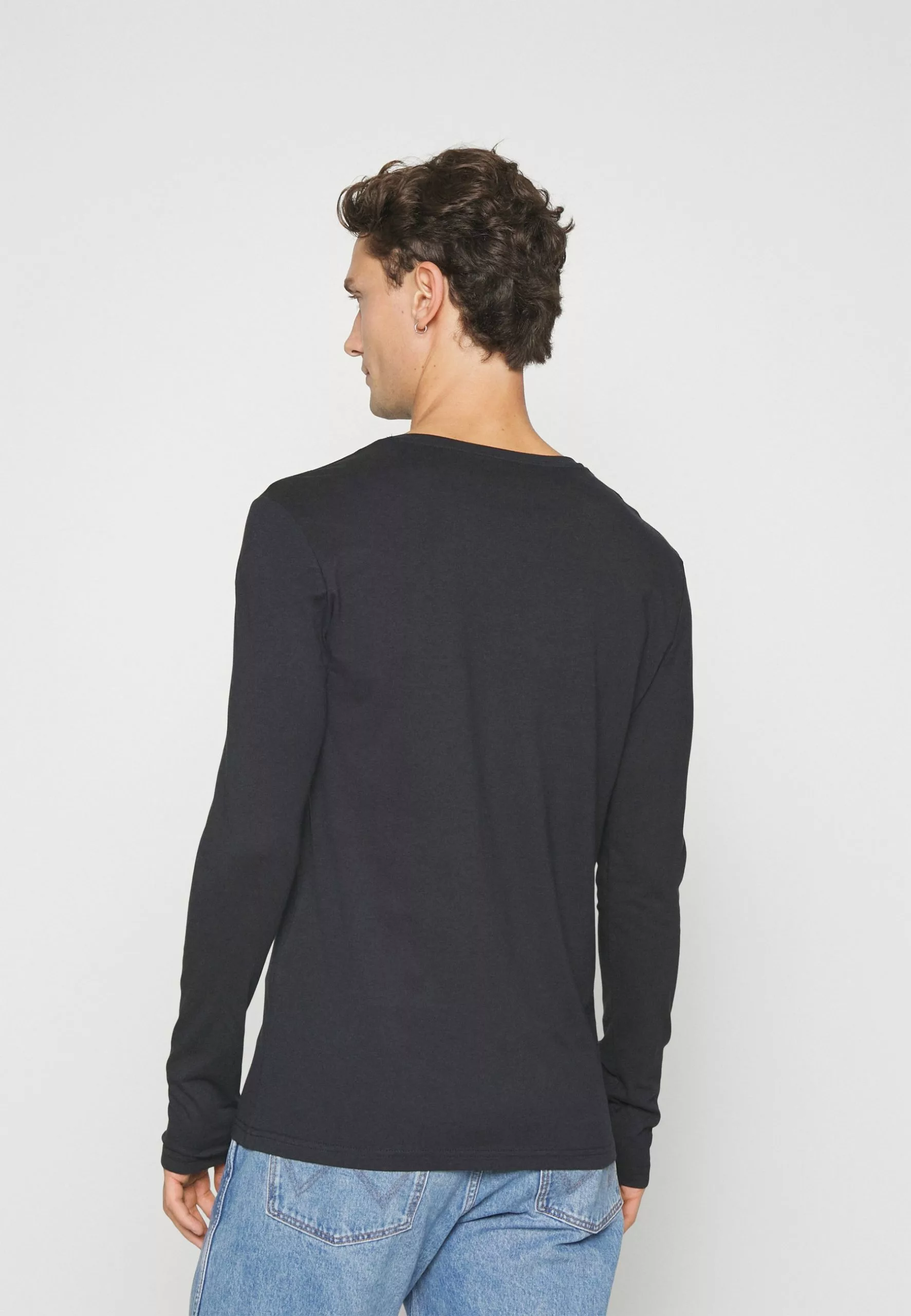 Pier One 2 Pack - Topper Langermet - Bordeaux/Dark Blue - Bilde 3