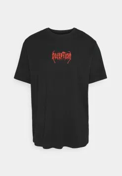 Pier One T-Shirts Med Print - Black