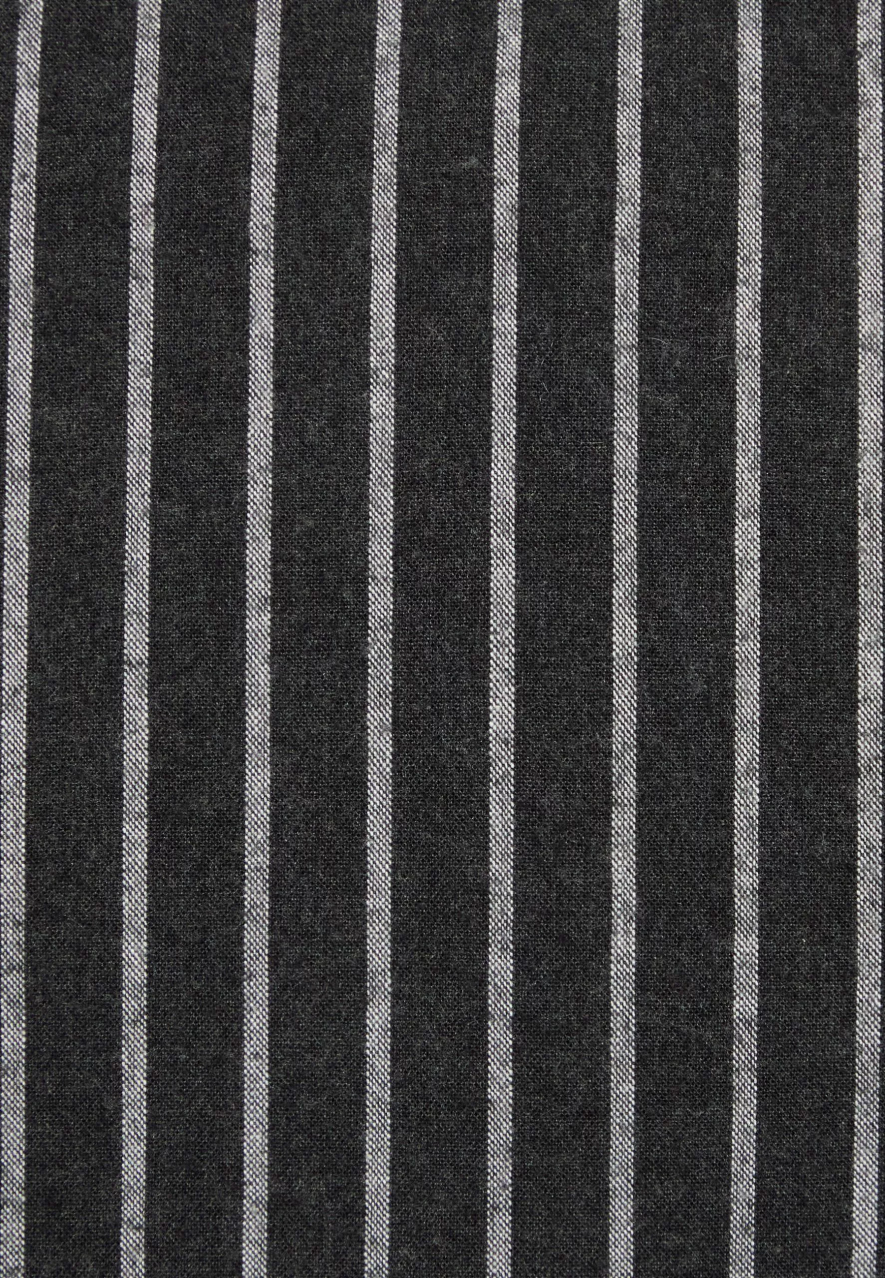 Pier One Flannel Stripes- Skjorte - Dark Grey - Bilde 3