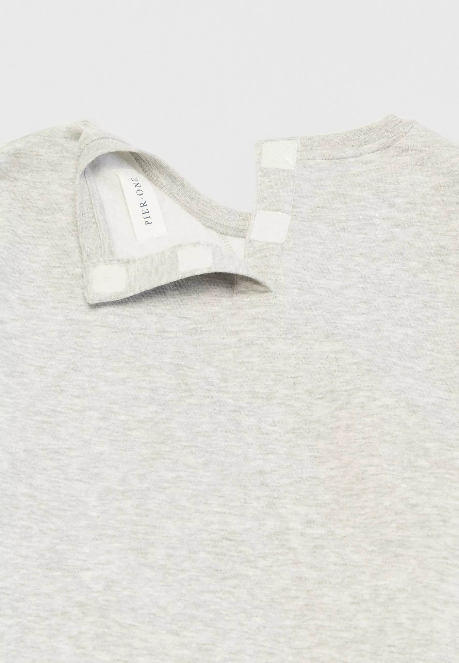 Pier One Sweatshirt - Mottled Light Grey - Bilde 10