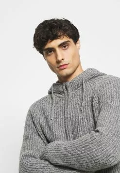 Pier One Cardigan - Mottled Light Grey