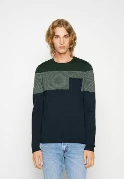 Pier One Strikkegenser - Green/Blue