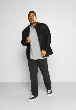 Pier One 5 Pack - T-Shirts - Khaki/Grey/Dark Blue