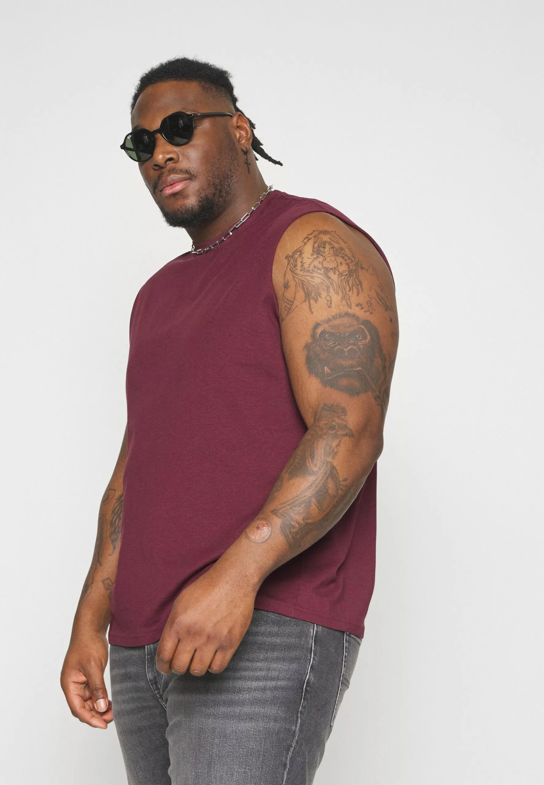 Pier One 2 Pack- Topper - Black/Bordeaux - Bilde 5