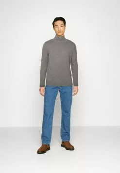 Pier One 3 Pack - Strikkegenser - Dark Blue/Black/Grey