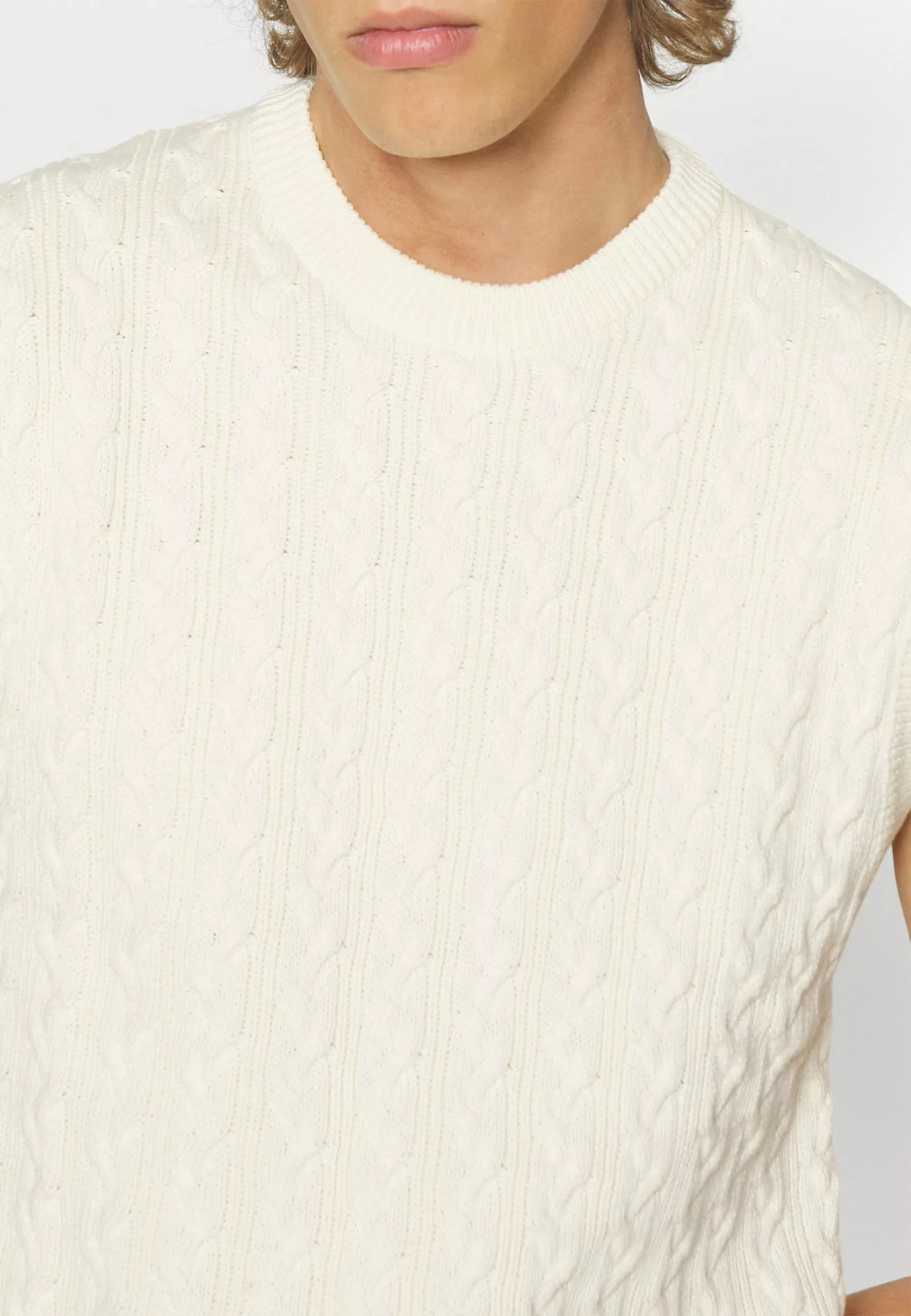 Pier One Strikkegenser - Off-White - Bilde 6