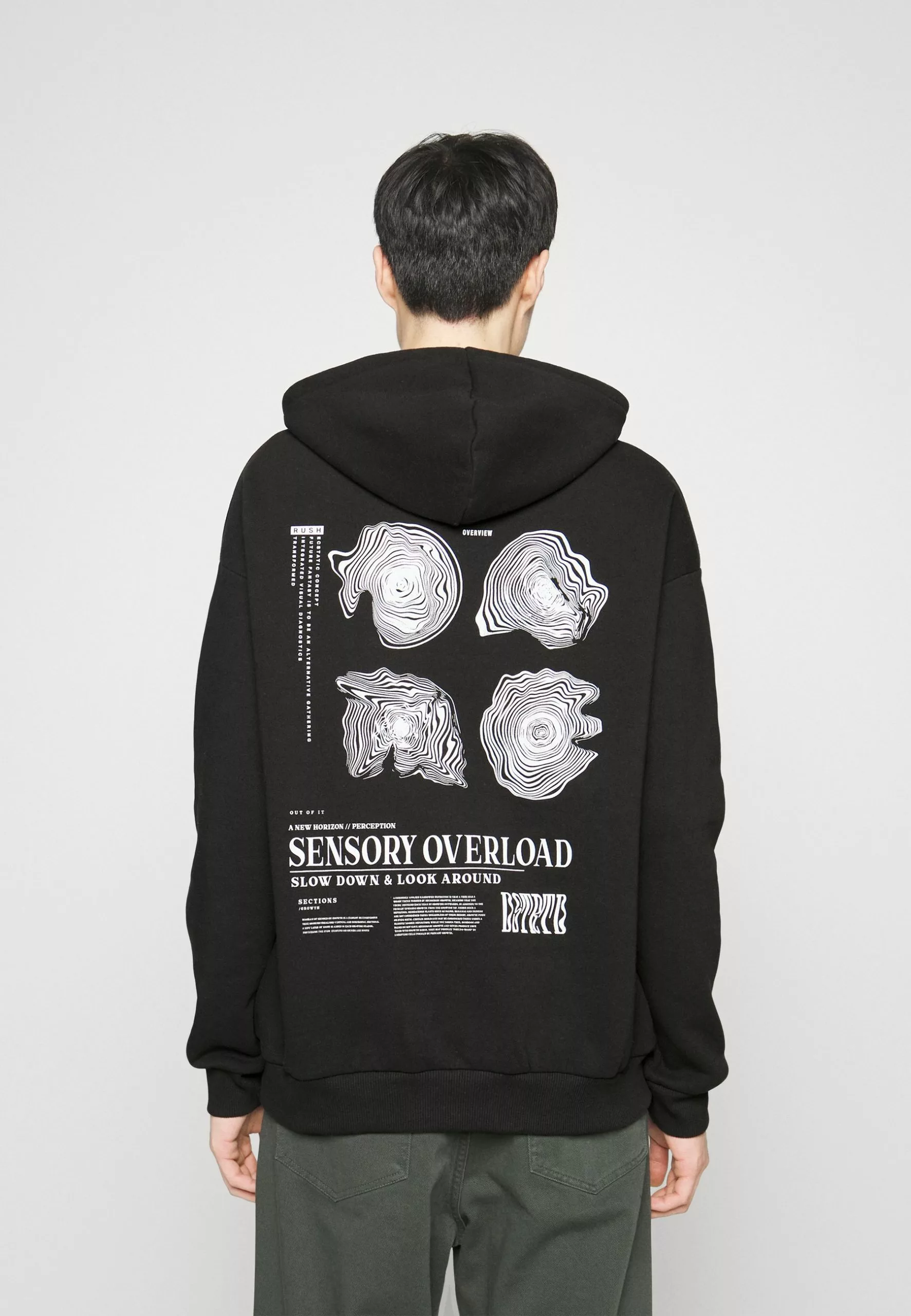 Pier One Wood Hoodie - Hoodie - Black - Bilde 3