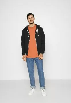 Pier One 2 Pack - Sweatjakke - Black/Mottled Light Grey