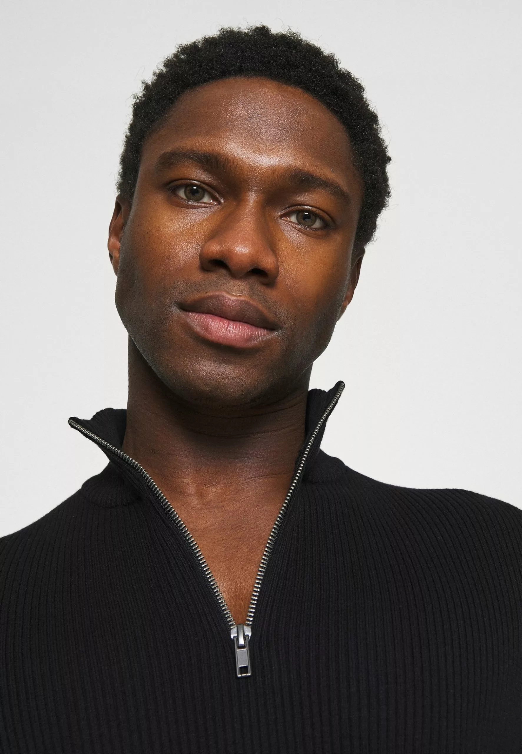 Pier One Strikkegenser - Black - Bilde 4