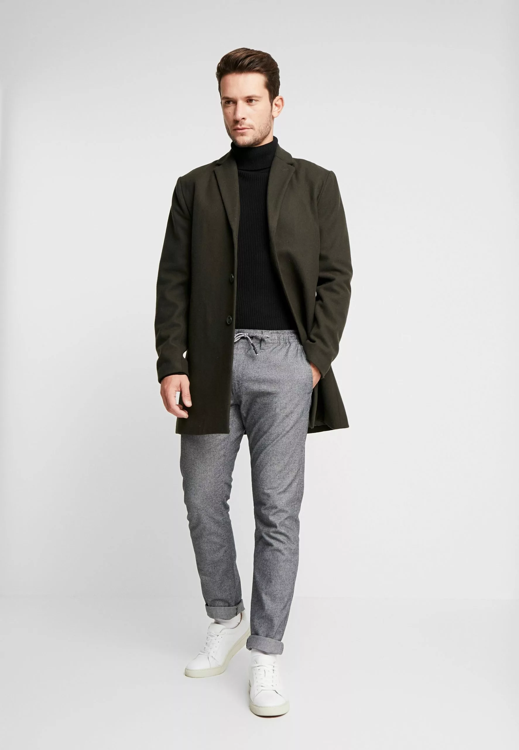 Pier One Strikkegenser - Black - Bilde 2