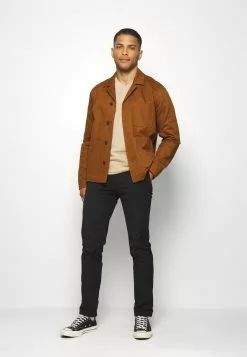 Pier One 3 Pack - T-Shirts - Khaki/Tan/Dark Blue